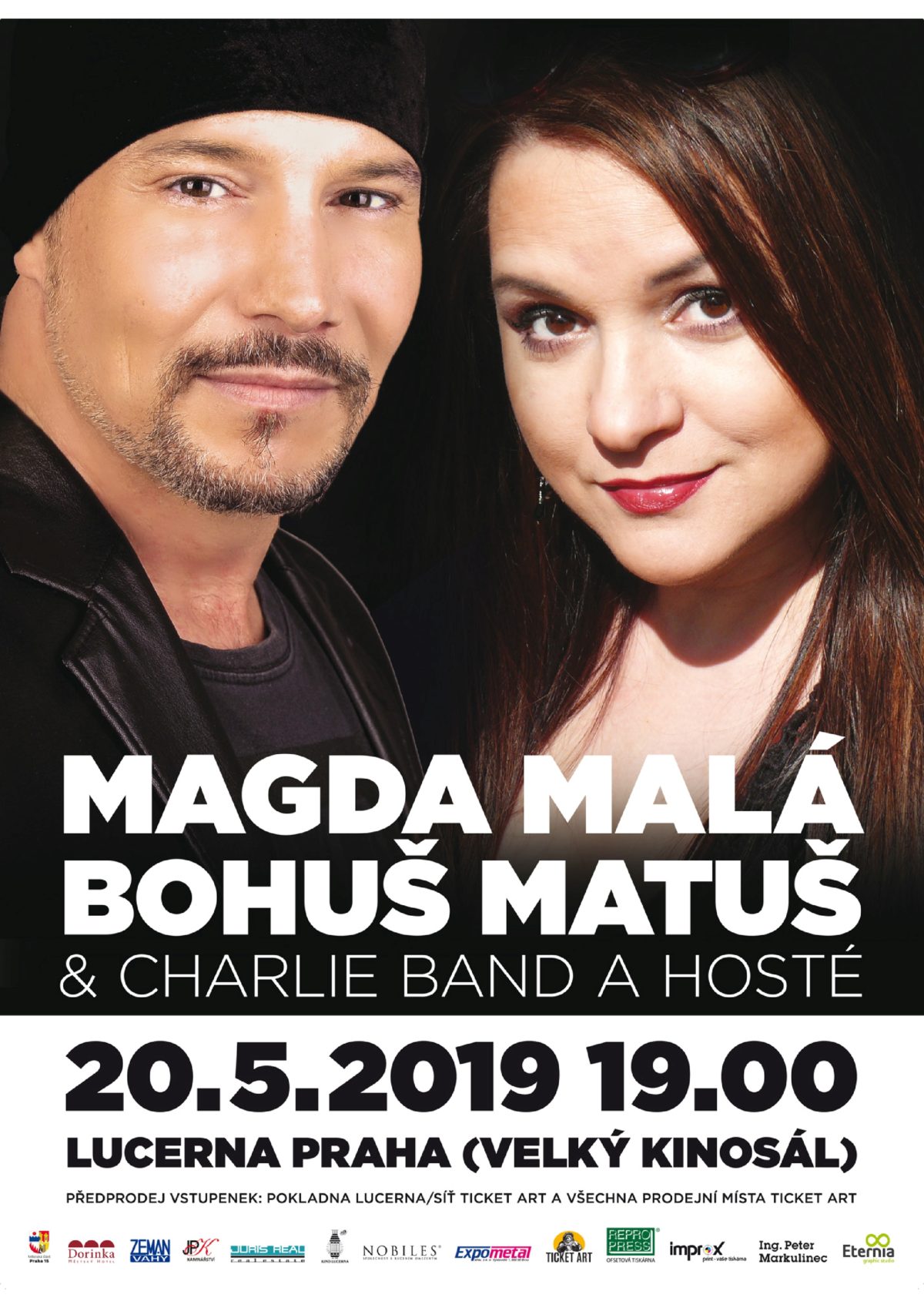 Jedinečný koncert v Lucerně: Magda Malá a Bohuš Matuš