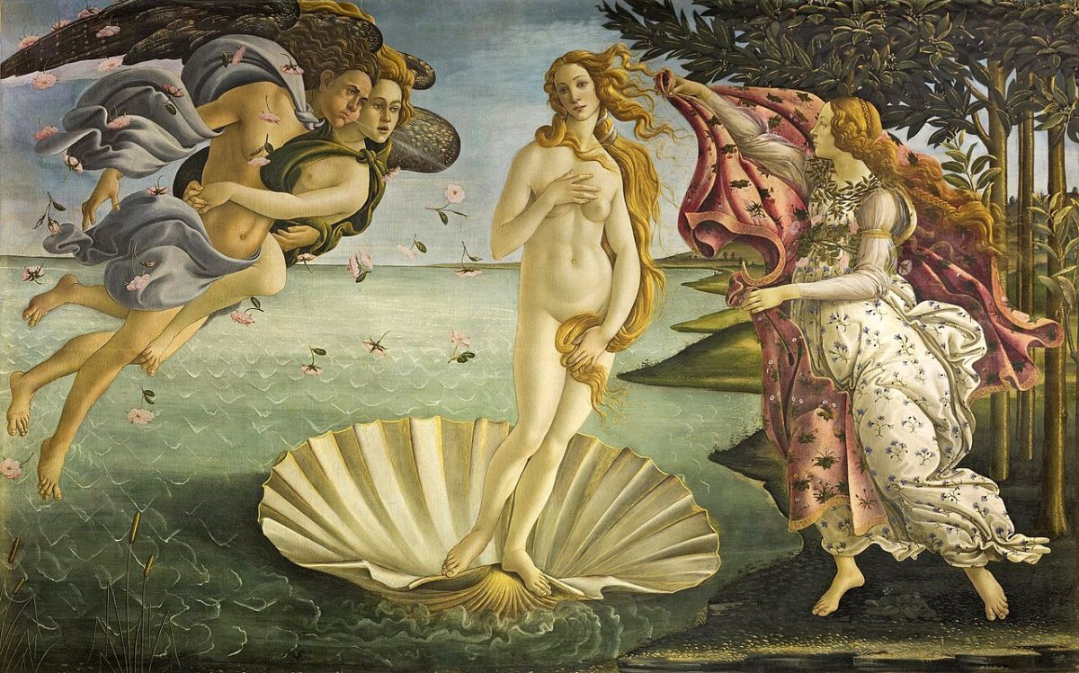 Sandro Botticelli: Zrození Venuše